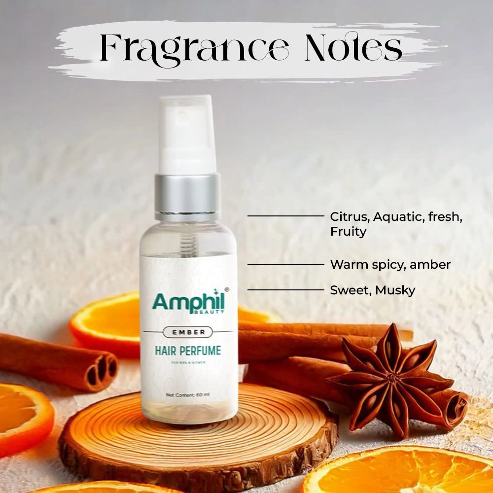 Generic Amphil beauty Ember Unisex Hair perfume 60 ml | Alcohol free | Water based | Paraben Free