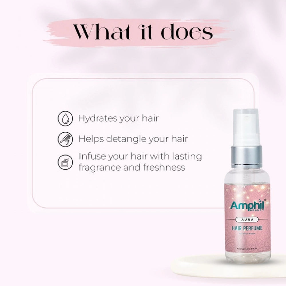 Generic Amphil beauty Aura Unisex Hair perfume 60 ml | Alcohol Free | Water Based | Paraben Free