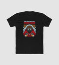 Generic Men's Polyester Printed Round Neck Short Sleeve T-Shirt (Black)
